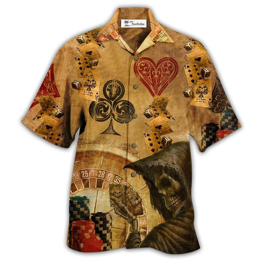 Hawaiian Shirt / Adults / S Gambling Dead Mans Hand - Hawaiian Shirt 
