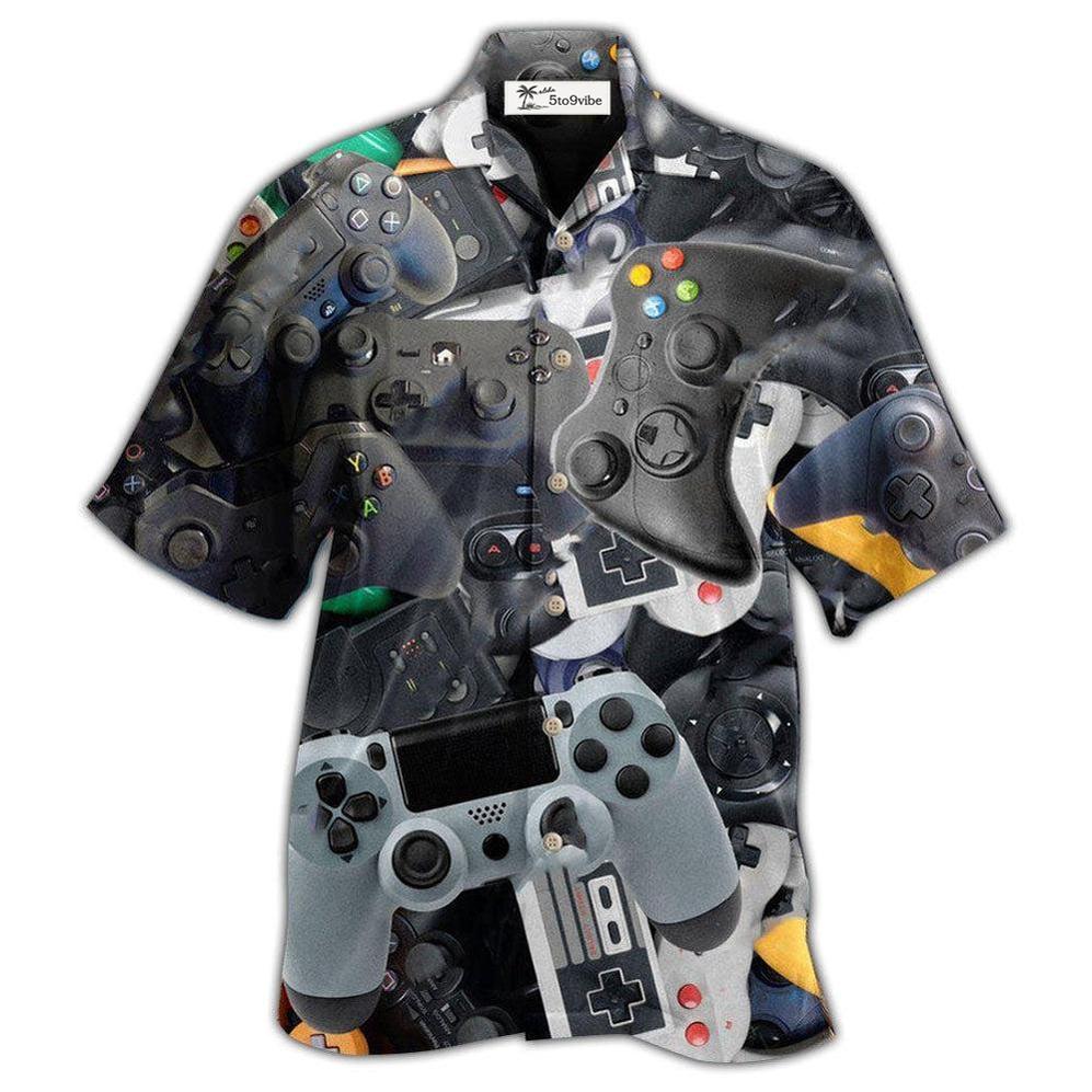 Hawaiian Shirt / Adults / S Game Let Beat Level With Game - Hawaiian Shirt 