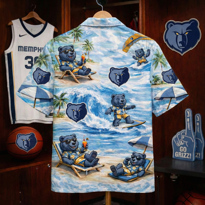 MG Basketball Mascot Beach Viber Unisex Hawaiian Shirt For Men & Women