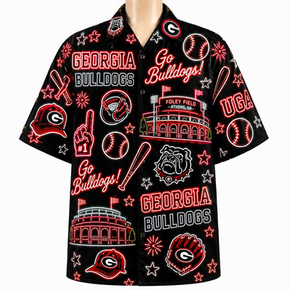 All College Basketball Teams Neon Viber Unisex Hawaiian Shirt For Men & Women