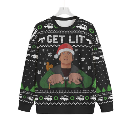 Get Lit With Clark Griswold Plus Size Ugly Christmas Sweater