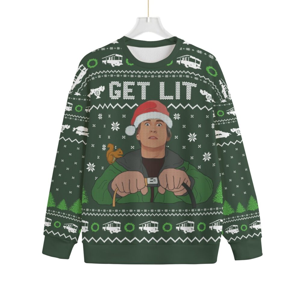 Get Lit With Clark Griswold Plus Size Ugly Christmas Sweater