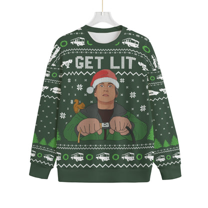 Get Lit With Clark Griswold Plus Size Ugly Christmas Sweater
