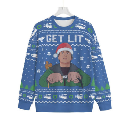 Get Lit With Clark Griswold Plus Size Ugly Christmas Sweater