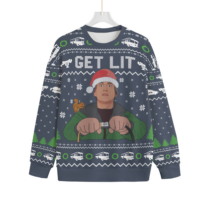 Get Lit With Clark Griswold Plus Size Ugly Christmas Sweater
