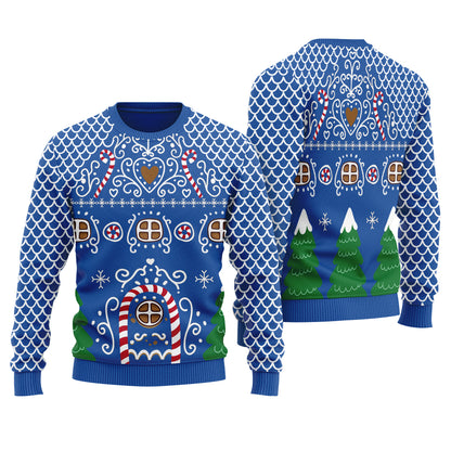 Gingerbread House Ugly Christmas Sweater