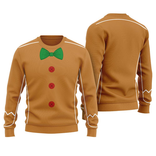 Gingerbread Man Ugly Christmas Sweater