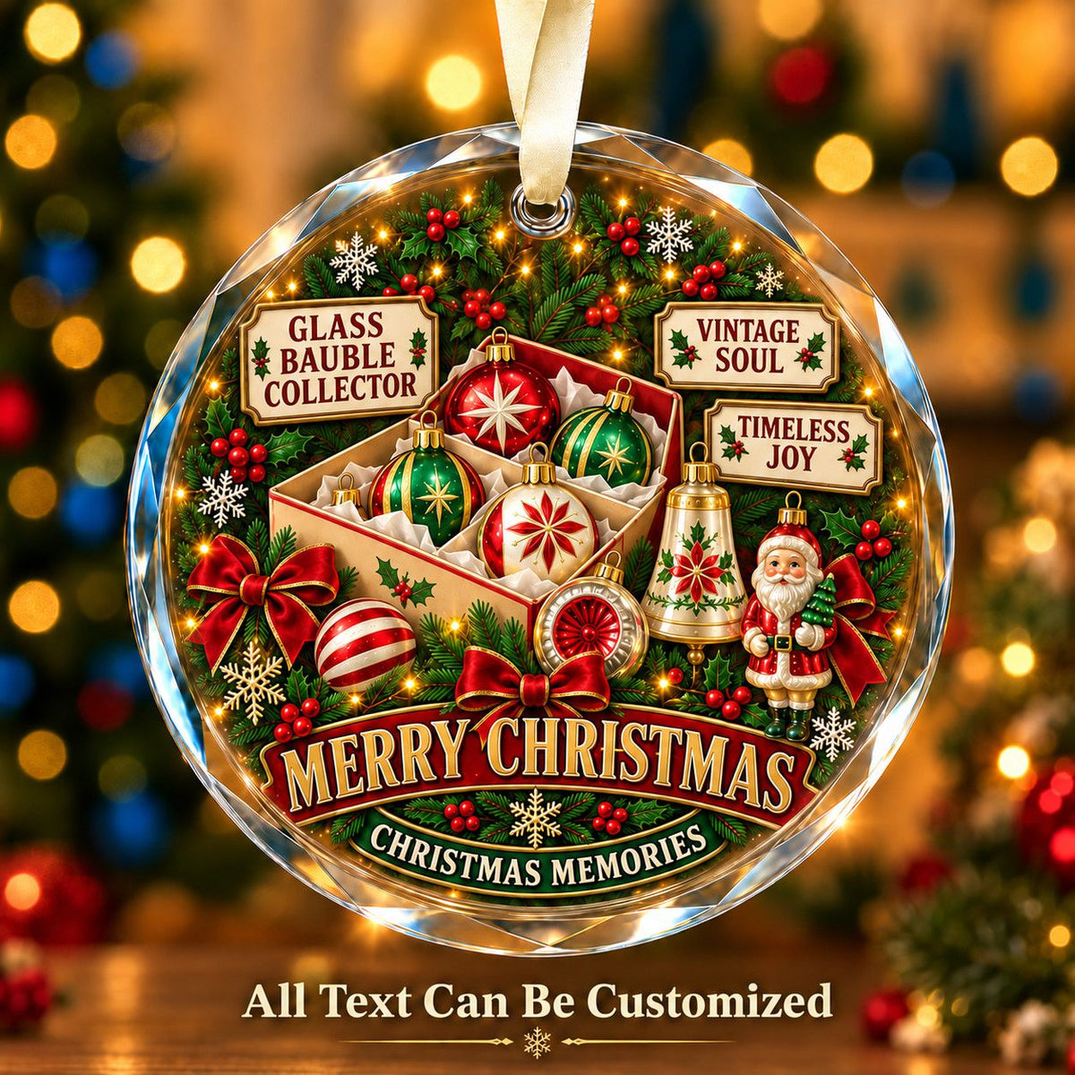 Glass Bauble Collector Personalized Glass Ornament | 5To9Vibe