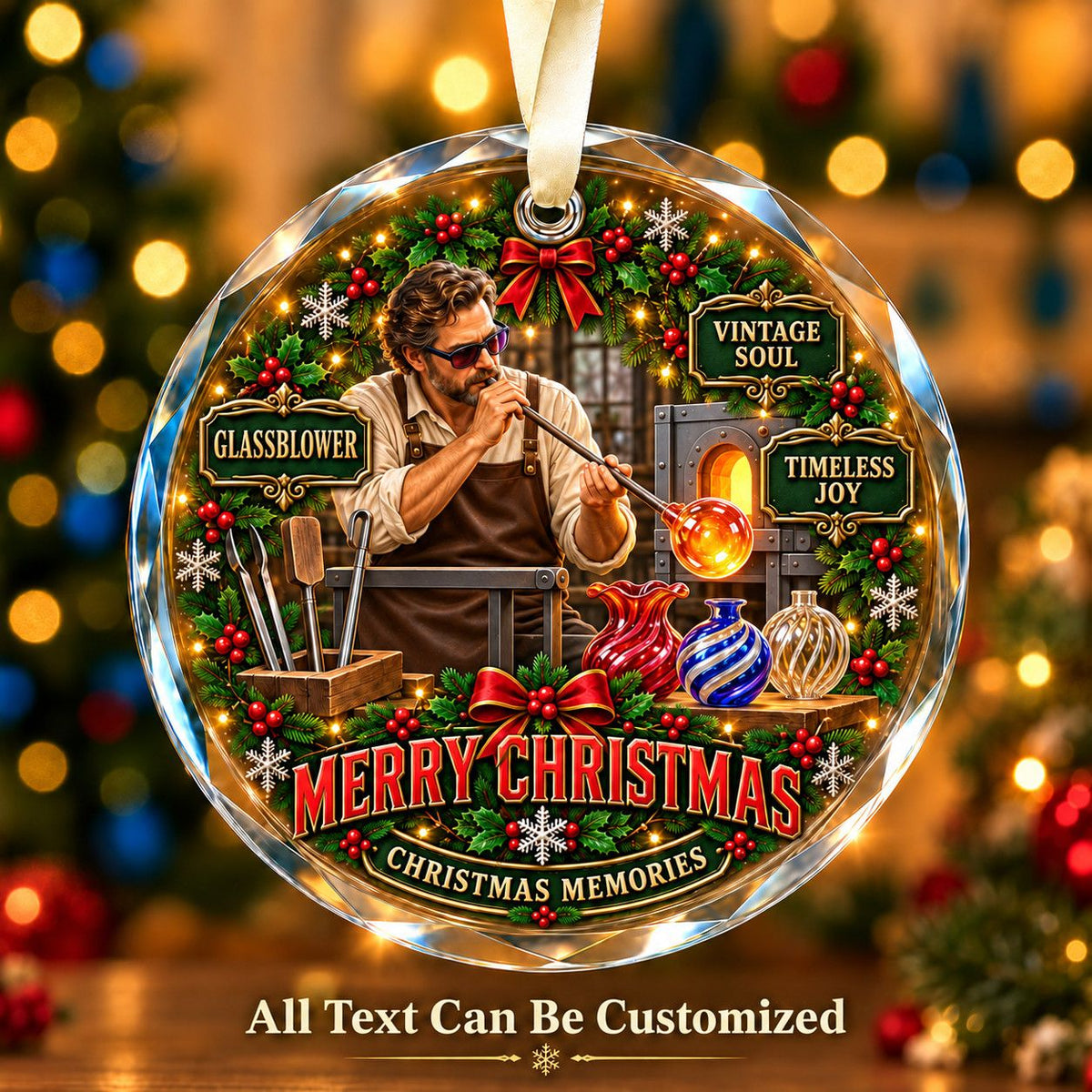 Glassblower Personalized Glass Ornament | 5To9Vibe