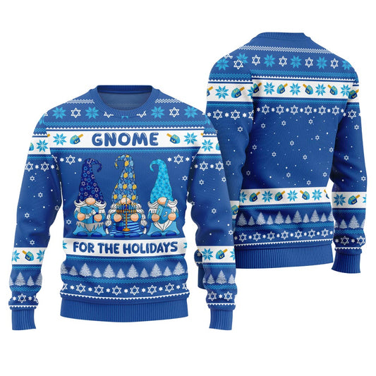 Gnome For The Holidays Ugly Hanukkah Sweater