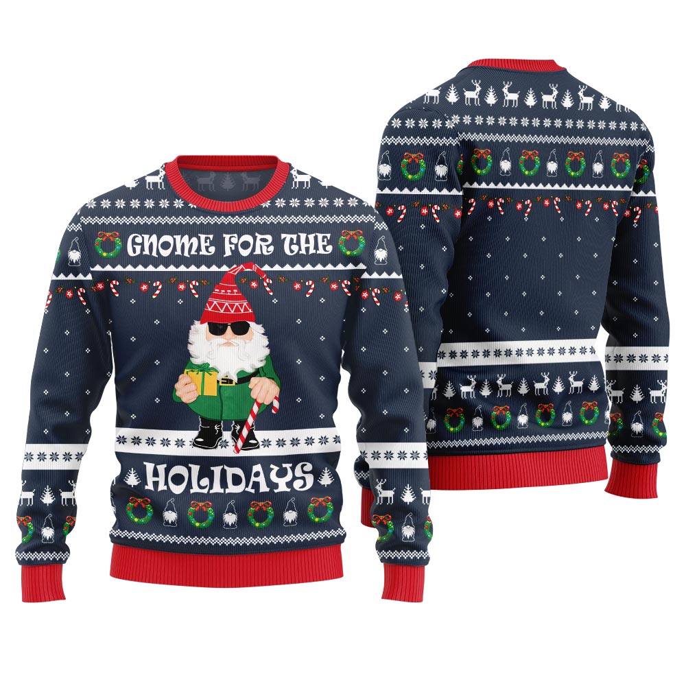 Gnome For The Holidays Ugly Sweater