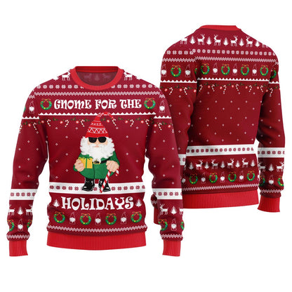 Gnome For The Holidays Ugly Sweater