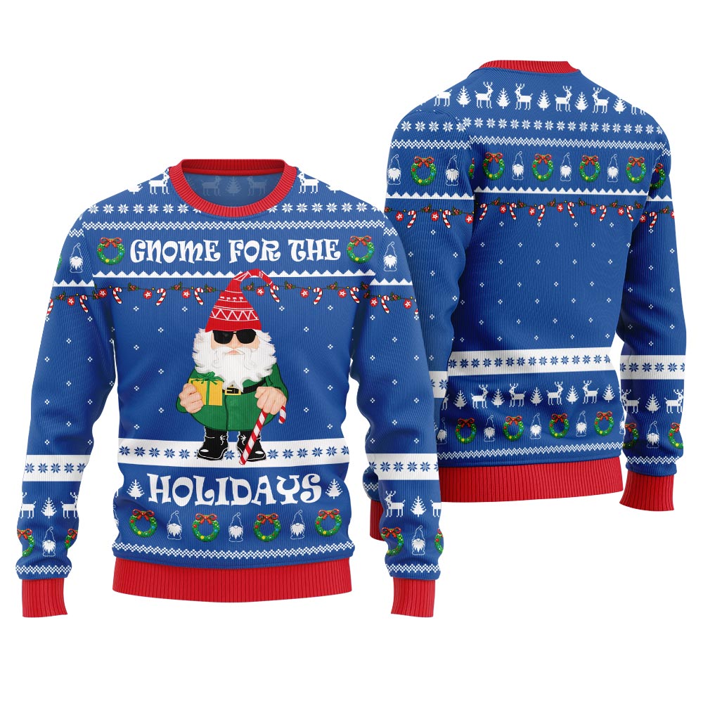 Gnome For The Holidays Ugly Sweater