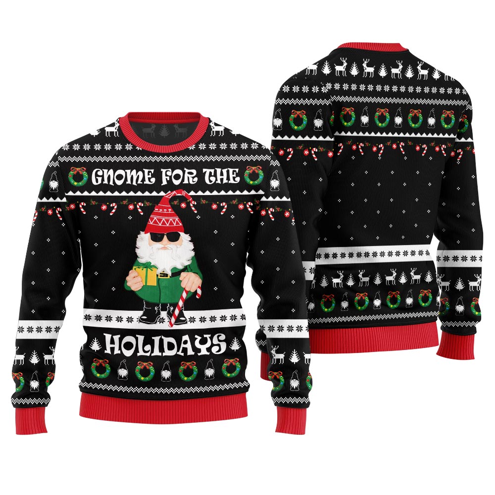 Gnome For The Holidays Ugly Sweater