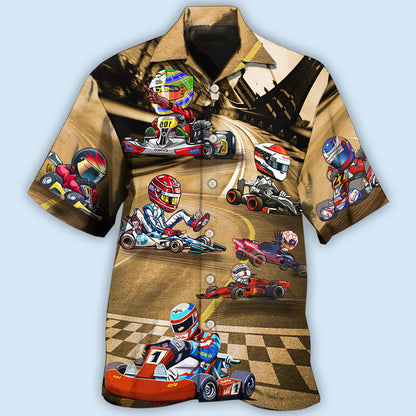 Kart Racing Go Cool - Hawaiian Shirt 