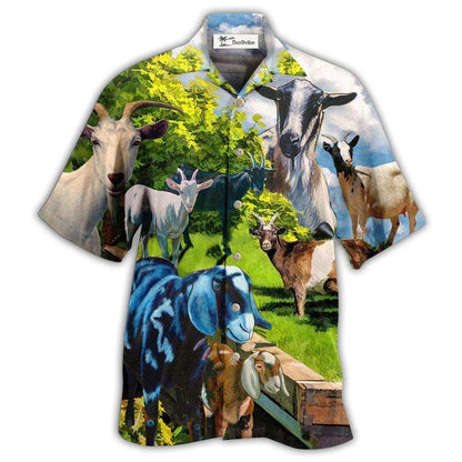 Hawaiian Shirt / Adults / S Goat Animals Goat Anything - Hawaiian Shirt 