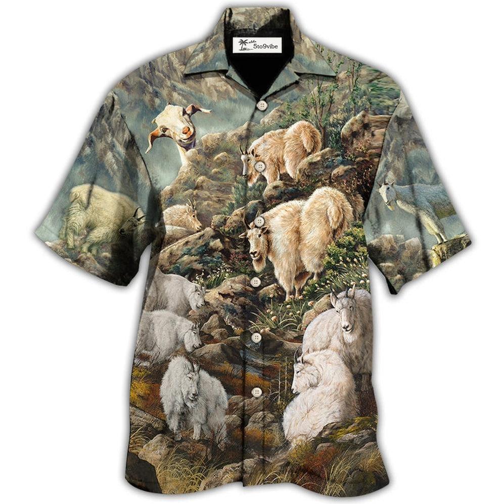 Hawaiian Shirt / Adults / S Goat Mountain Wild Life - Hawaiian Shirt 
