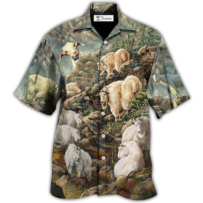 Hawaiian Shirt / Adults / S Goat Mountain Wild Life - Hawaiian Shirt 