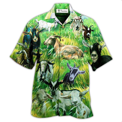 Hawaiian Shirt / Adults / S Goat Your Way I Goat Mine - Hawaiian Shirt 