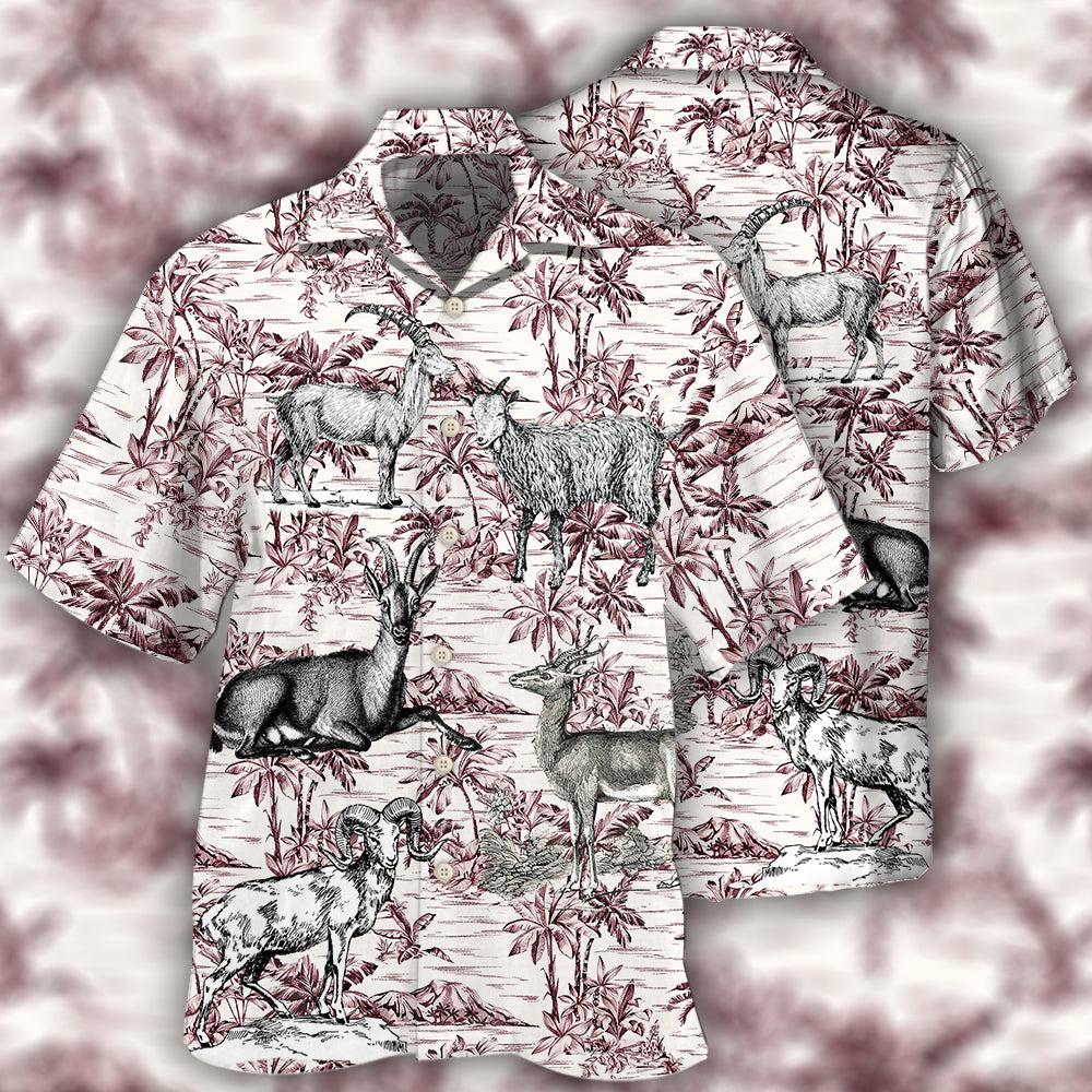 Goat Tropical Style - Hawaiian shirt 