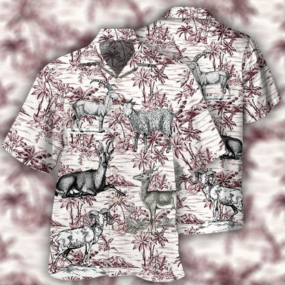 Goat Tropical Style - Hawaiian shirt 
