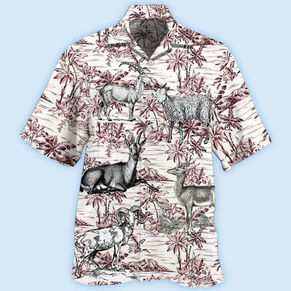 Goat Tropical Style - Hawaiian shirt 
