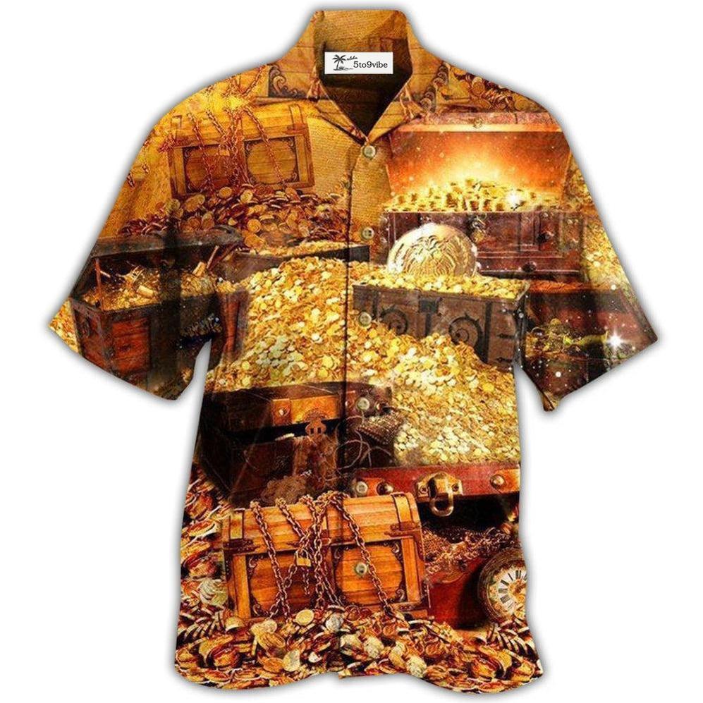 Hawaiian Shirt / Adults / S Gold Not All Treasure Is Gold Luxury - Hawaiian Shirt 