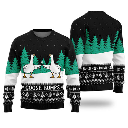 Goose Bumps Ugly Christmas Sweater