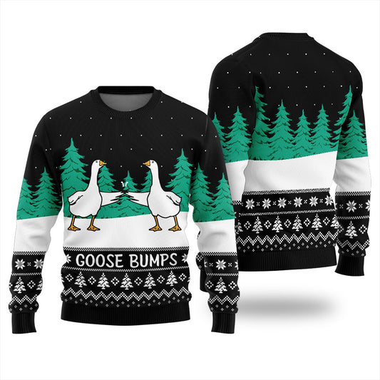 Goose Bumps Ugly Christmas Sweater