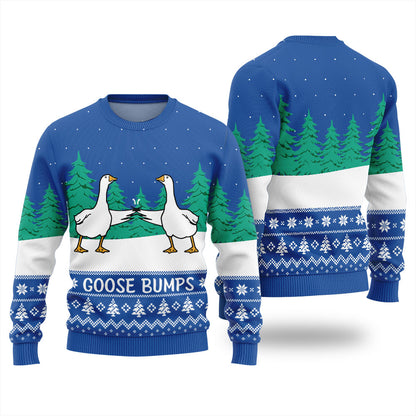 Goose Bumps Ugly Christmas Sweater