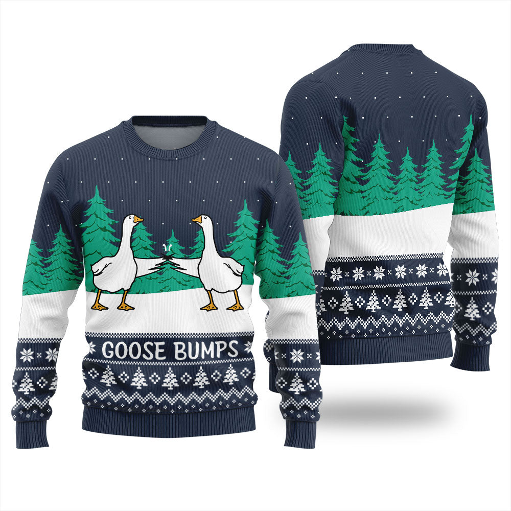 Goose Bumps Ugly Christmas Sweater