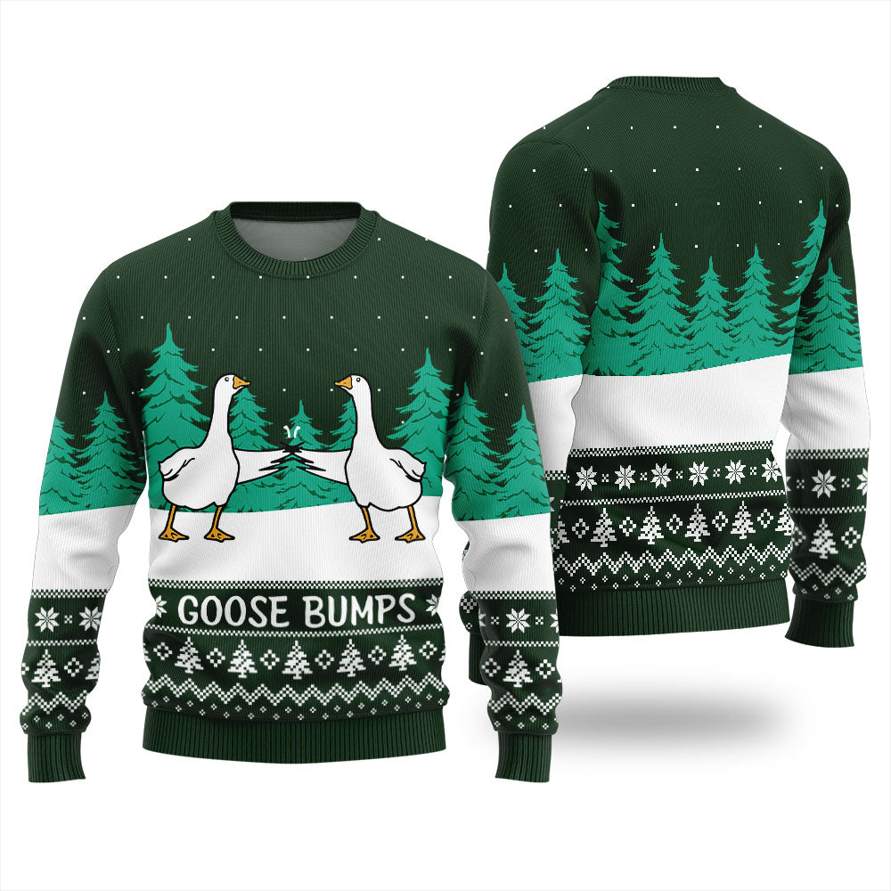 Goose Bumps Ugly Christmas Sweater