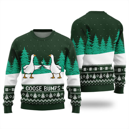 Goose Bumps Ugly Christmas Sweater