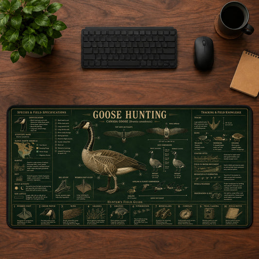 Goose Hunting Desk Mat Mouse Pad | 5To9Vibe