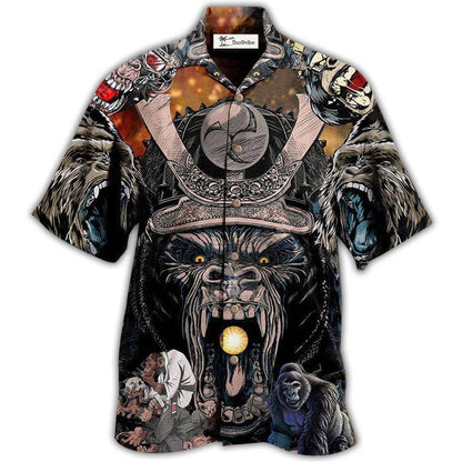 Hawaiian Shirt / Adults / S Gorilla Success Is A Little Like Wrestling - Hawaiian Shirt 