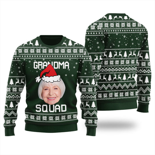Grandma Squad Personalized Christmas Sweatshirt