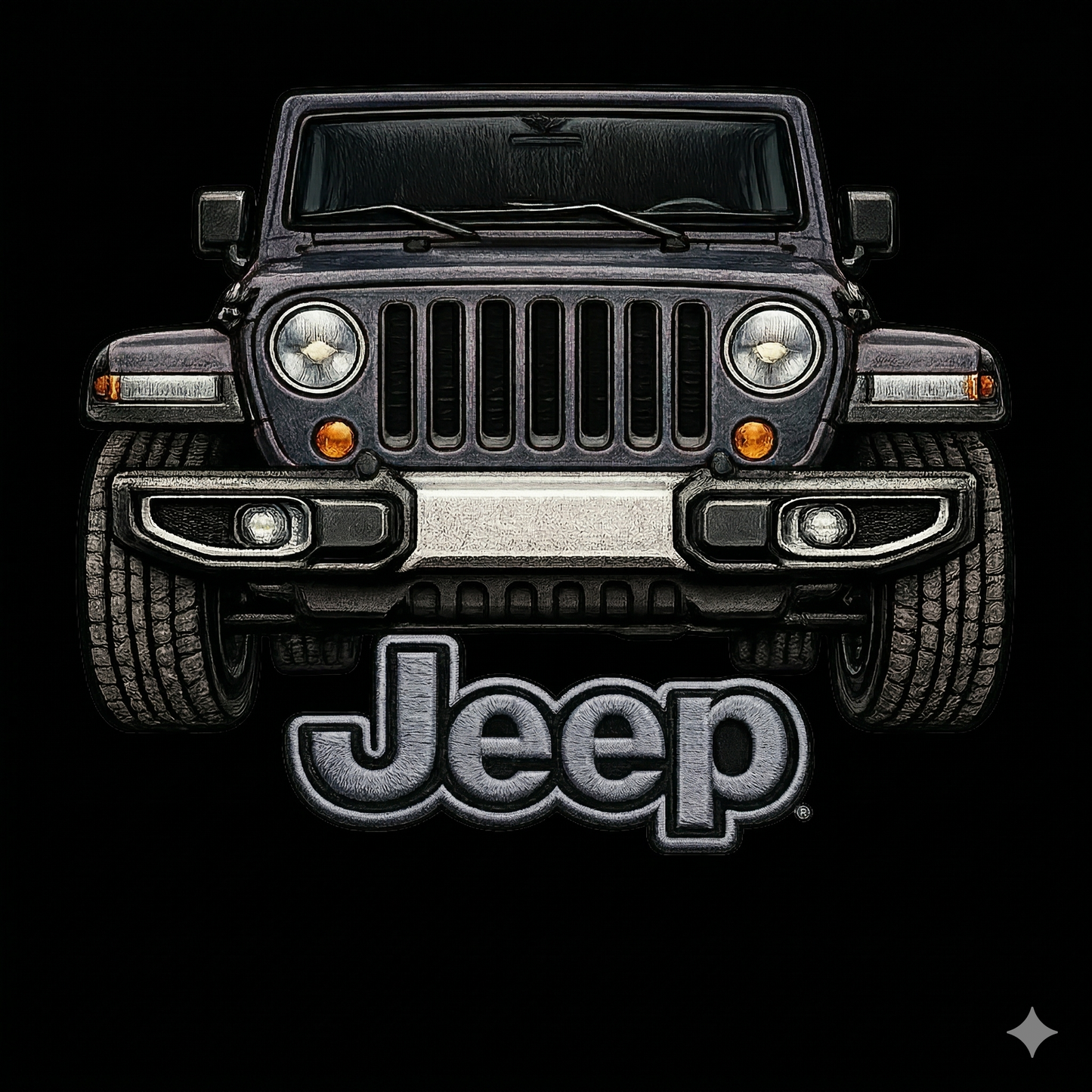 Sudadera prémium unisex Jeep bordada con cremallera de cuarto, suéter con cremallera de cuarto inspirado