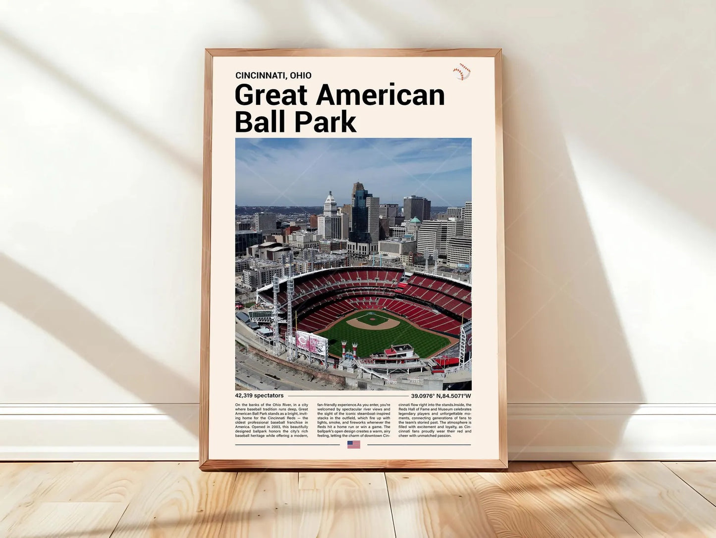 Baseball Stadium Major League Vintage - Vertical Poster - 5to9vibe