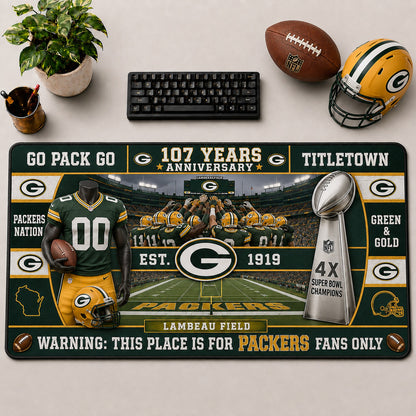 All Football Anniversary For Fans Desk Mat Mouse Pad Plus Size Trending - 5to9vibe