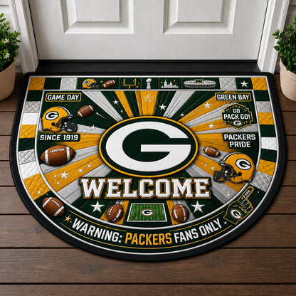 Football All Teams Custom Premium Welcome Mat – Personalized Doormat