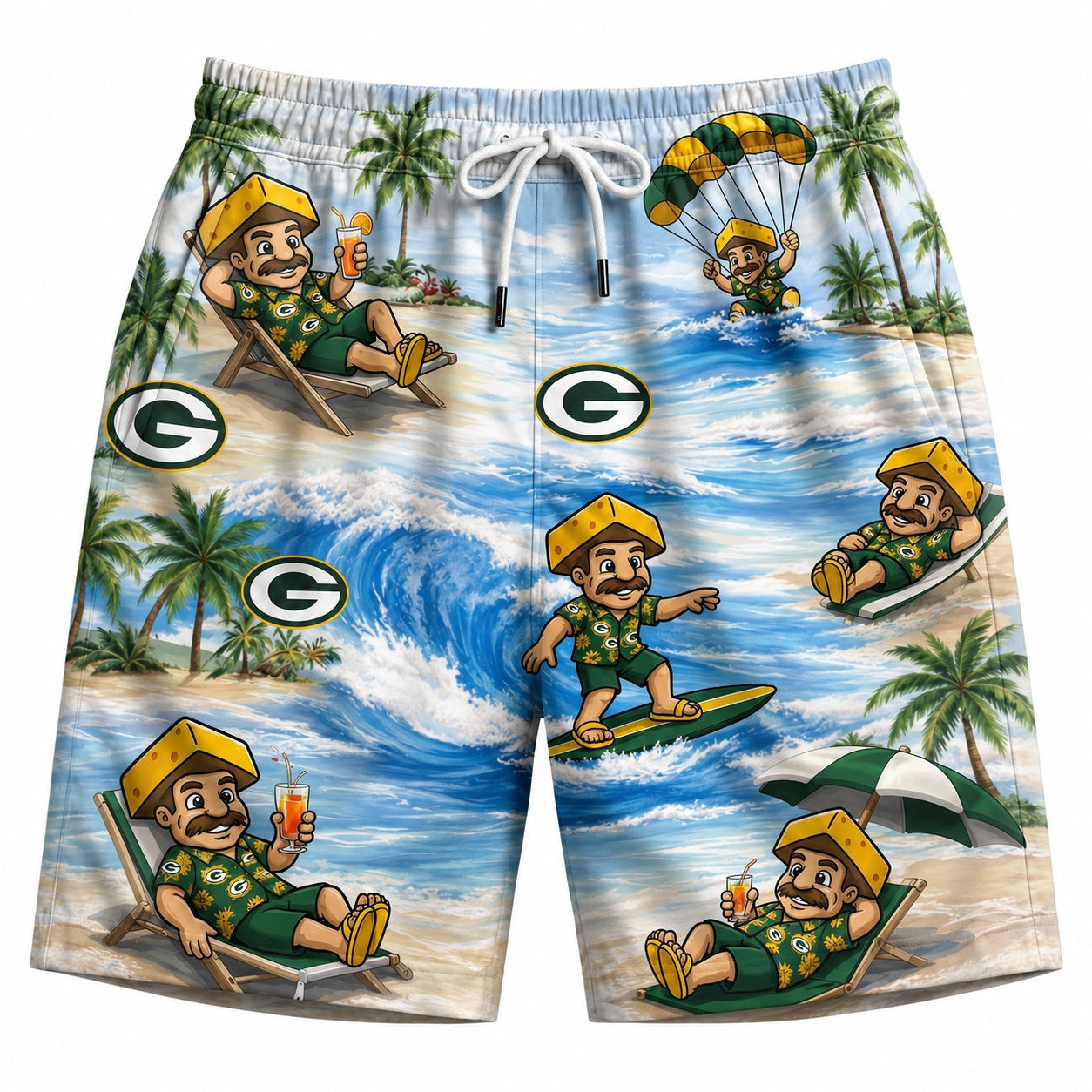 All Football Teams Mascot Beach Viber Unisex Hawaiian Shirt For Men & Women