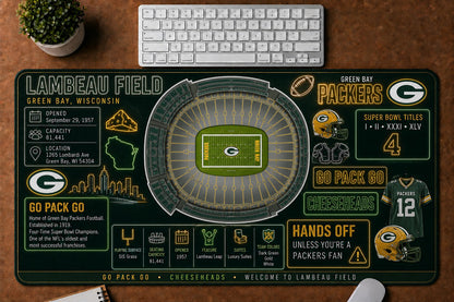 All Football Stadium Infographic Desk Mat Mouse Pad Plus Size Trending - 5to9vibe