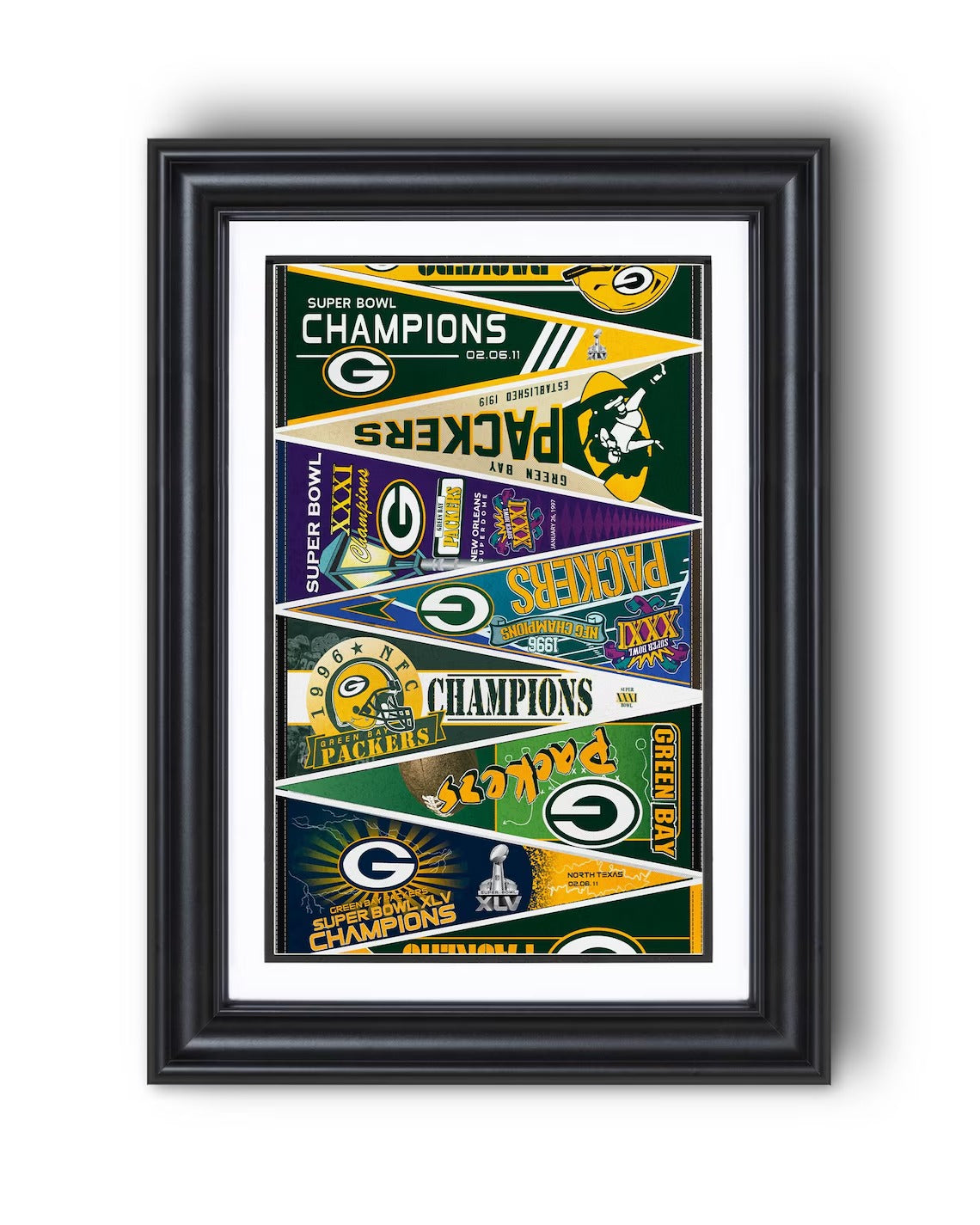 All Football Teams Vintage Anniversary For Fans No Frame Vertical Poster - 5to9vibe