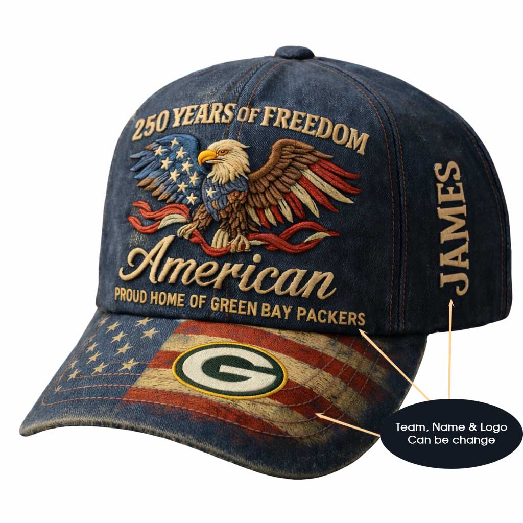250th Anniversary USA Hat Vintage Eagle 250 Year American Anniversary Patriotic Unisex Baseball Cap