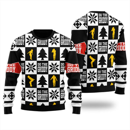 Griddy Dance Football Men's Ugly Christmas Sweater