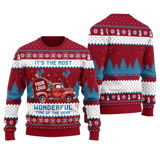 Griswold Family Car Custom Logo Christmas Sweater Women