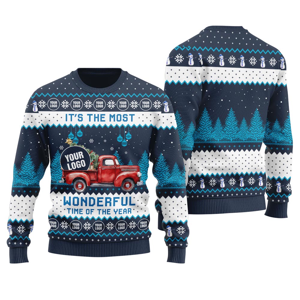 Griswold Family Car Custom Logo Christmas Sweater Women