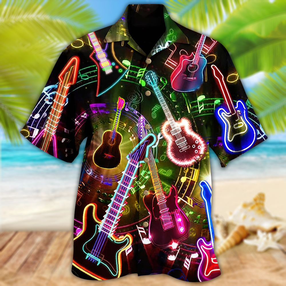 Guitar Music All You Need Is A Guitar - Hawaiian Shirt 
