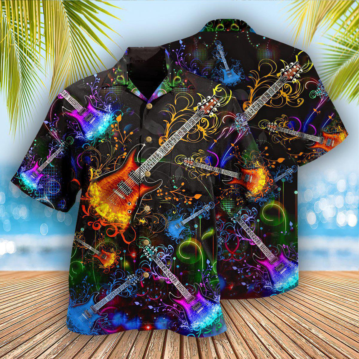 Guitar Gowhere The Guitar Takes You - Hawaiian Shirt 