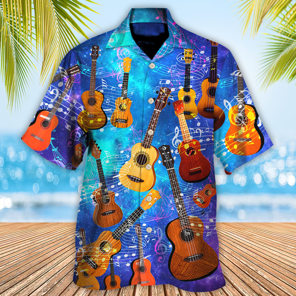 Guitar Ukulele Love Forever Style - Hawaiian Shirt 